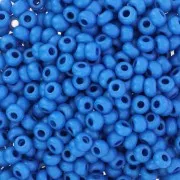 Cuentas de Rocalla Preciosa 8/0 3 mm - Terra Intensive - Azul mate x20 g