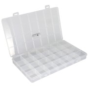 Caja para guardar cuentas y material 22,5x13 cm con 28 compartimentos x1