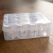 Estuche para cuentas y suministros 15,5x11,5 cm con 12 cajas x1