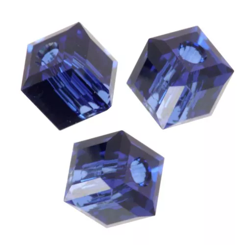 PureCrystal 5601 Cubos 4 mm - Zafiro Oscuro Reinventado x8