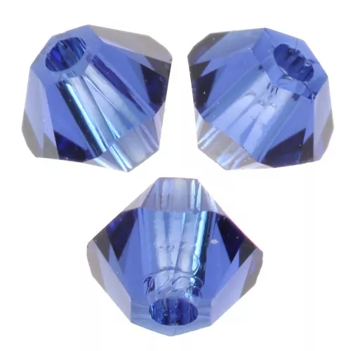 PureCrystal 5328 Peonzas de cristal de 3 mm - Zafiro oscuro reinventado x50