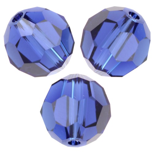 Cuentas redondas PureCrystal 5000 8 mm - Reinvented Dark Sapphire x1