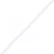 Cuentas facetadas redondas - aplanadas redondas 4,5x3,5 mm Ópalo blanco x40cm