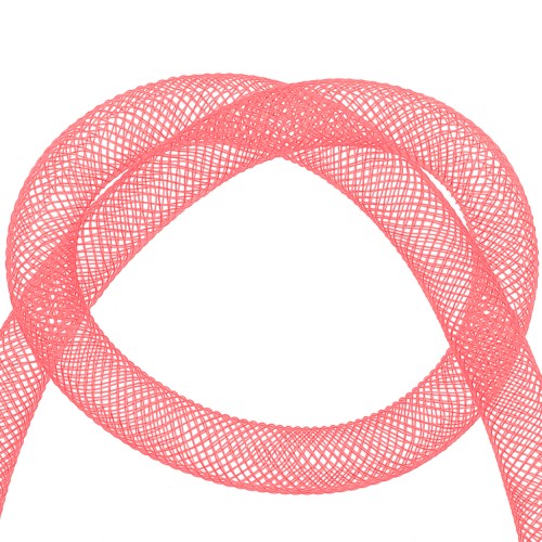 Malla tubular 6.5 mm Rojo x 3 m