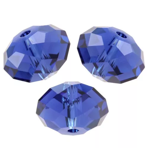 PureCrystal 5040 8 mm Redondo Plano - Reinvented Dark Sapphire x1