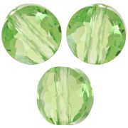 Perla plana redonda - 8 mm - Thin Round PureCrystal 5034 - Peridoto reinventado x1