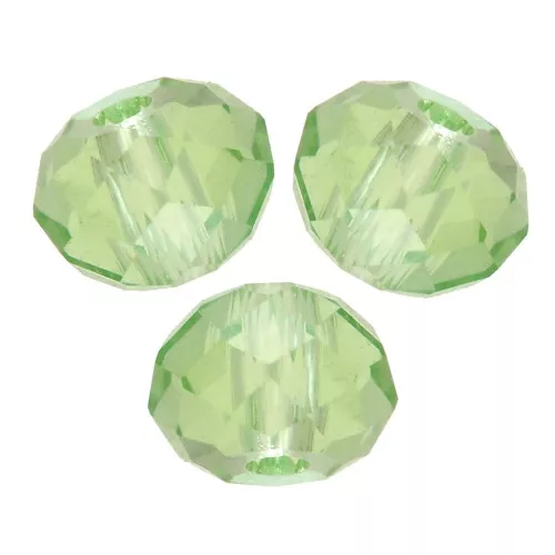 PureCrystal Plano Redondo 5040 6 mm - Peridoto Reinventado x1