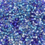 Mezcla Rocalla Miyuki 11/0 Azul Destello x8g