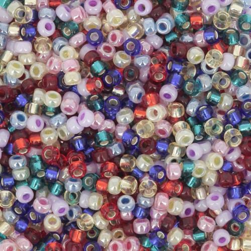 Mezcla Rocalla Miyuki 11/0 Mix Arco Iris x8g