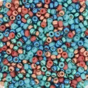 Mezcla Rocalla Miyuki 11/0 Corales Azules x8g
