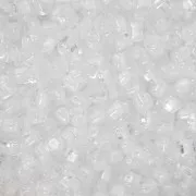 Miyuki 8/0 Triángulo TR8-1104 - White Lined Crystal x8g