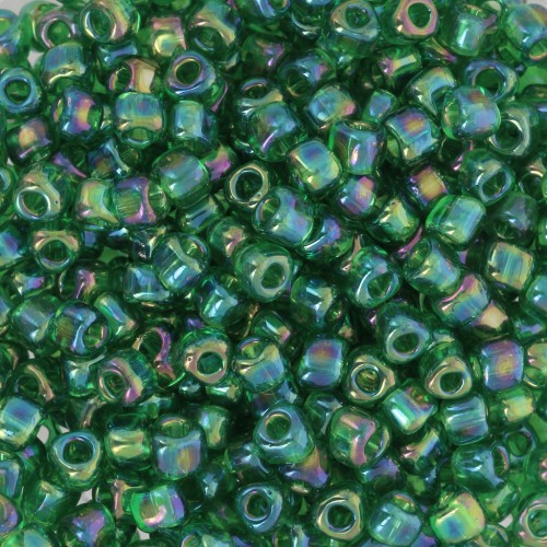 Miyuki 8/0 Triángulo TR8-1154 - Green AB x8g