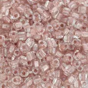 Miyuki 8/0 Triángulo TR8-1525 - Sparkling Blush Lined Crystal x8g