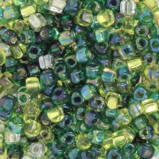 Mezcla Triángulos Miyuki 8/0 TR8-MIX-05 - Ever Green x8g