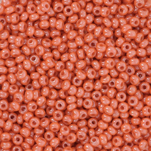 Cuentas de Rocalla Preciosa 11/0 de 2 mm - Naranja Luster x20 g