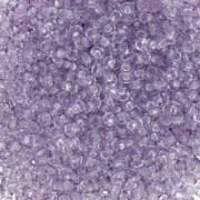 Cuentas de Rocalla Preciosa 11/0 de 2 mm - Solgel - Violeta oscuro 2, cristal teñido, 20 g