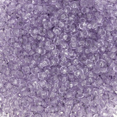 Cuentas de Rocalla Preciosa 11/0 de 2 mm - Solgel - Violeta oscuro 2, cristal teñido, 20 g