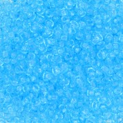 Cuentas de Rocalla Preciosa 11/0 de 2 mm - Solgel - Azul 2, cristal teñido, 20 g