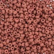 Cuentas de Rocalla Preciosa 11/0 2 mm - Permalux Brown Mat x20 g