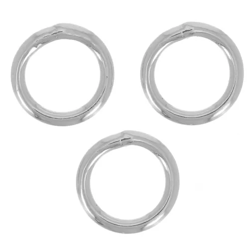 Anillas cerradas 5x0,7 mm Plateado x25