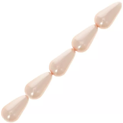 Cuentas de perlas 16x9 mm - Light rose x10