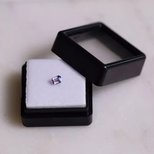 Zafiro bicolor rectángulo 4x3 mm - 0,25 cts