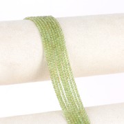 Cuenta redonda 2 mm gema - Peridot x38cm