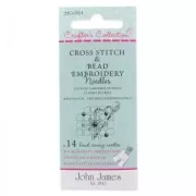 Surtido de agujas para bordado y cuentas tamaño 5 7 y 24 x14