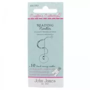 Surtido de agujas para bordado y cuentas tamaño 10-11 y 12 x10