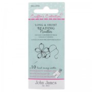 Surtido de agujas para bordado y cuentas tamaño 10 y 12 x10