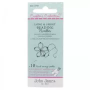 Surtido de agujas para bordado y cuentas tamaño 10 y 12 x10