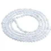 Perles rondes 2 mm pierre gemme - Blue Lace Agate x39cm