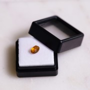 Citrino ovalado natural - 7x5.1 mm - 1.05 cts x1