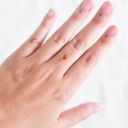 Citrino ovalado natural - 5.9x4 mm x1