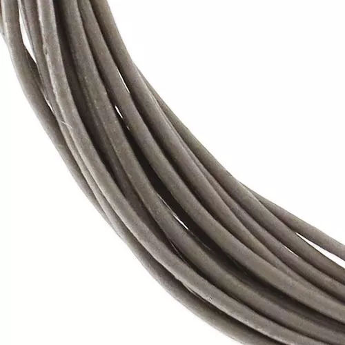 Cordón de cuero 0,8 mm Dark Grey x 2.95 m