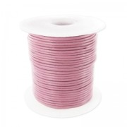 Cordón de cuero 1 mm Rosa antiguo x 25 m|raw }}