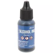 Encre transparente à alcool Adirondack Tim Holtz 14ml Denim x1
