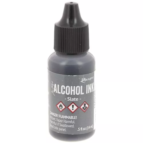 Adirondack Tim Holtz tinta de alcohol transparente 14ml - Pizarra x1