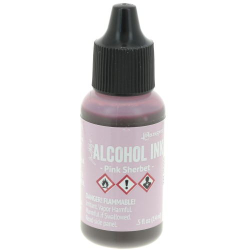 Tinta Alcohol Transparente Adirondack Tim Holtz 14ml - Pink Sherbet x1