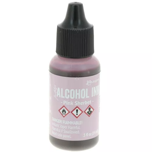 Tinta Alcohol Transparente Adirondack Tim Holtz 14ml - Pink Sherbet x1