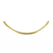 Tubo 112x5 mm Dorado con oro fino x1