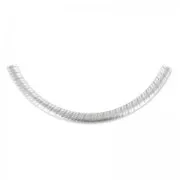 Tubo 132x8 mm Chapado Plateado envejecido x1