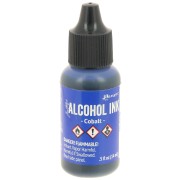 Tinta Alcohol Transparente Adirondack Tim Holtz 14ml - Cobalto x1