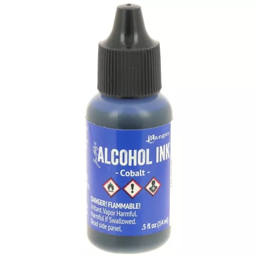 Tinta Alcohol Transparente Adirondack Tim Holtz 14ml - Cobalto x1