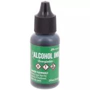 Encre transparente à alcool Adirondack Tim Holtz 14ml Everglades x1