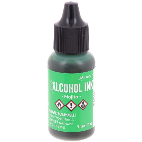 Tinta Alcohol Transparente Adirondack Tim Holtz 14ml - Mojito x1