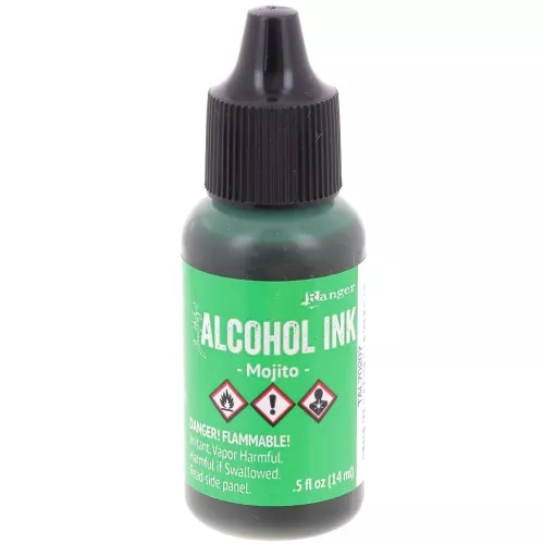 Tinta Alcohol Transparente Adirondack Tim Holtz 14ml - Mojito x1