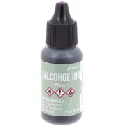 Encre transparente à alcool Adirondack Tim Holtz 14ml Moss x1