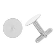 Gemelos plateados de 15 mm x2|raw }}