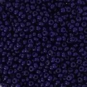 Cuentas de Rocalla Preciosa 11/0 2 mm - Azul oscuro opaco x20 g